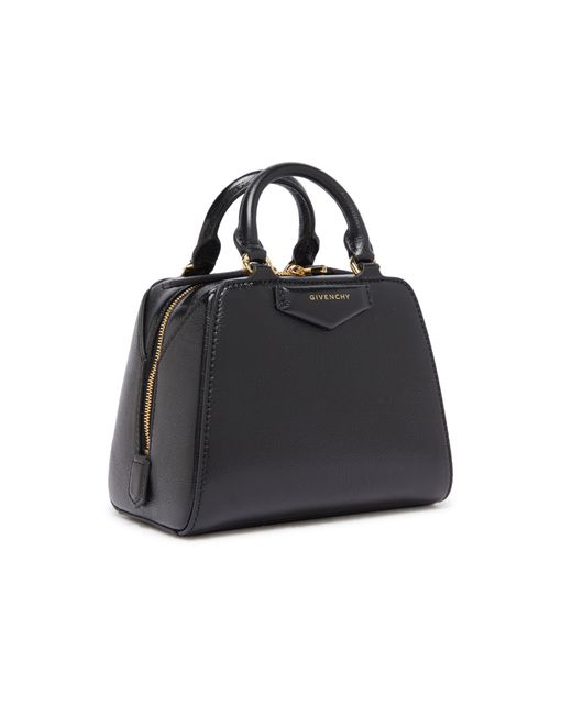 Givenchy Black Mikrotasche Antigona Cube Aus Leder