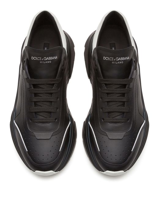 Dolce & Gabbana Leder Daymaster Sneakers in Black für Herren