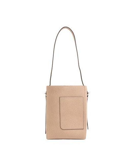 Valextra Natural Medium Bucket Bag