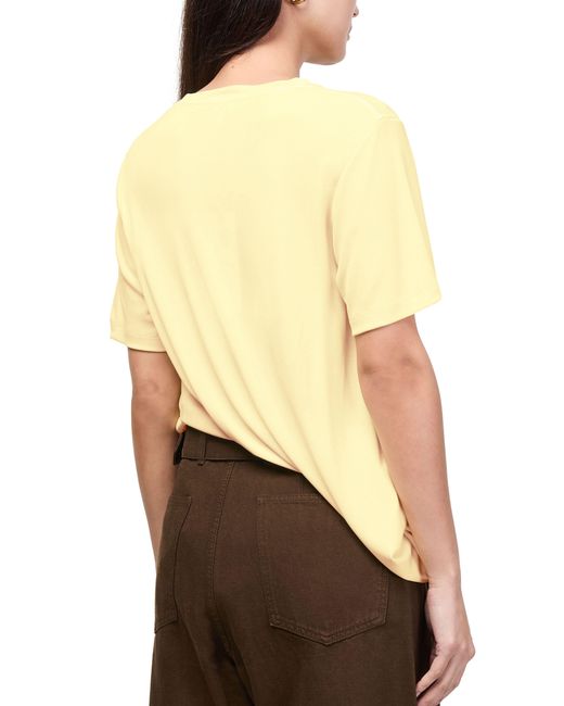 Loewe Yellow Draped Viscose Top