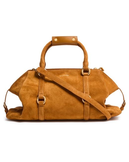 Alexander McQueen Brown Mittelgroße Handtasche Farringdon