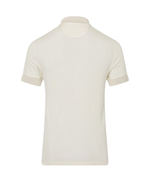 Tom Ford Poloshirt mit kurzen Ärmeln in White für Herren