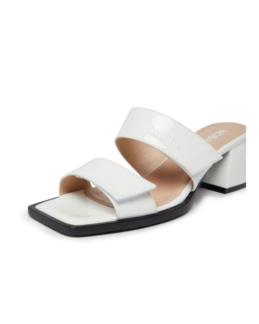 NODALETO White Bulla Sl 45 High-Heeled Sandals