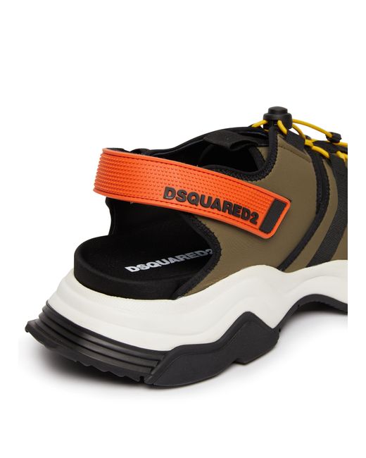 DSquared² Brown Wawe Sandals for men