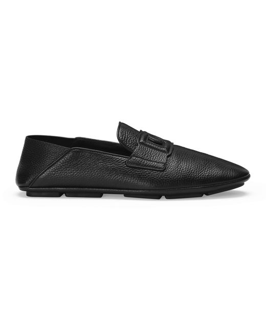 Mocassins de conduite en peau de cerf Dolce & Gabbana pour homme en coloris Black