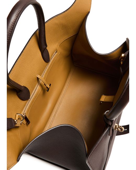 Ferragamo Brown Handtasche Hug