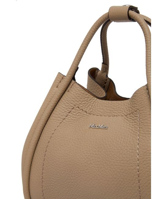 Max Mara Brown Marine Drummed Mini Bag