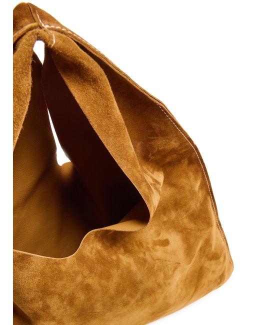 The Row Brown Small Bindle Bag
