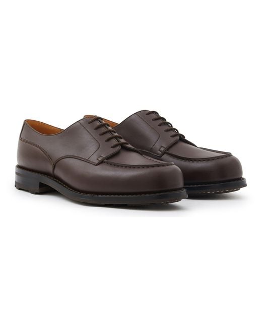 J.M. Weston Brown Le Golf Shoes for men