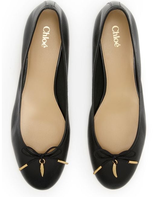 Chloé Black Iris Ballet Flats