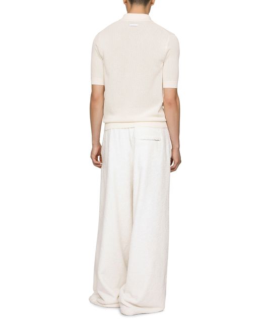 Dolce & Gabbana Natural Cotton Polo-Shirt for men