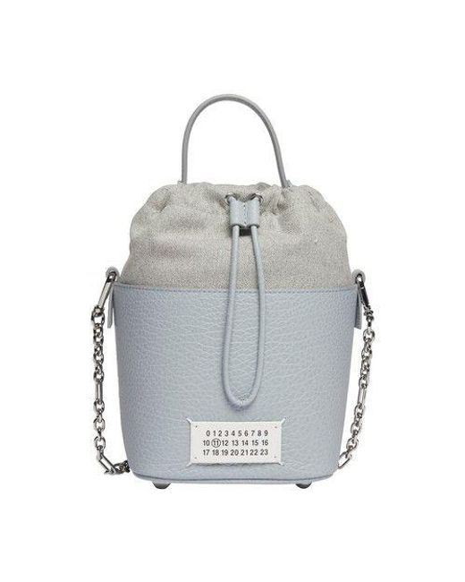 Maison Margiela 5ac Bucket Small Bag in Gray | Lyst