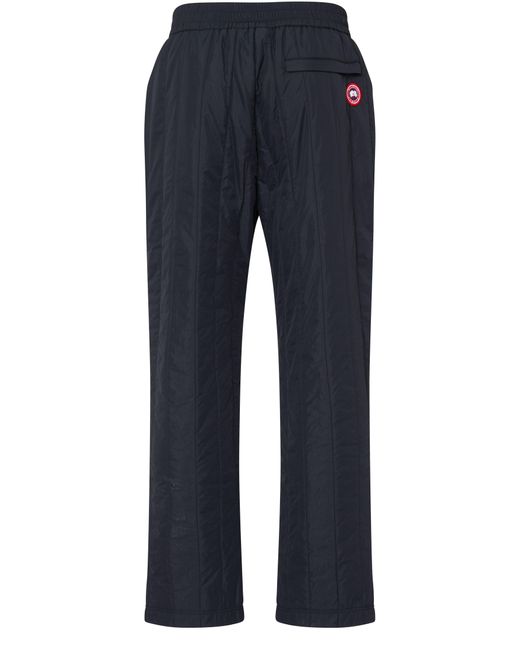 Canada Goose Blue Carlyle Quilted Pants for men