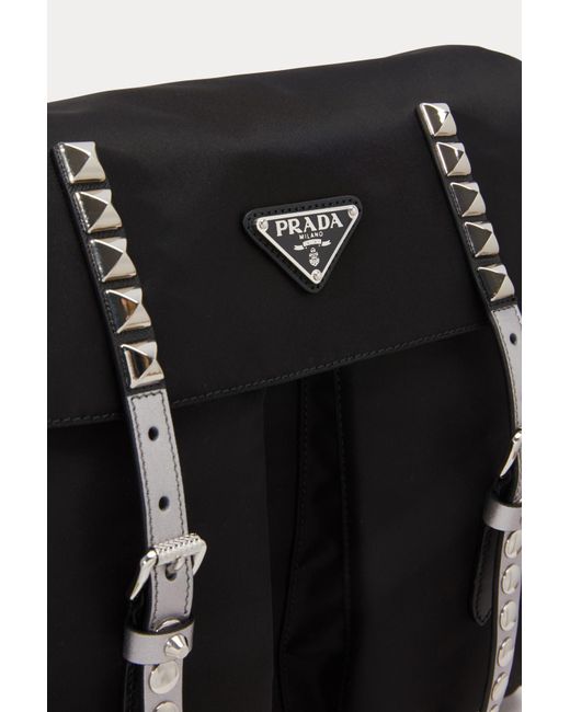Lyst - Prada Nylon Messenger Bag in Black