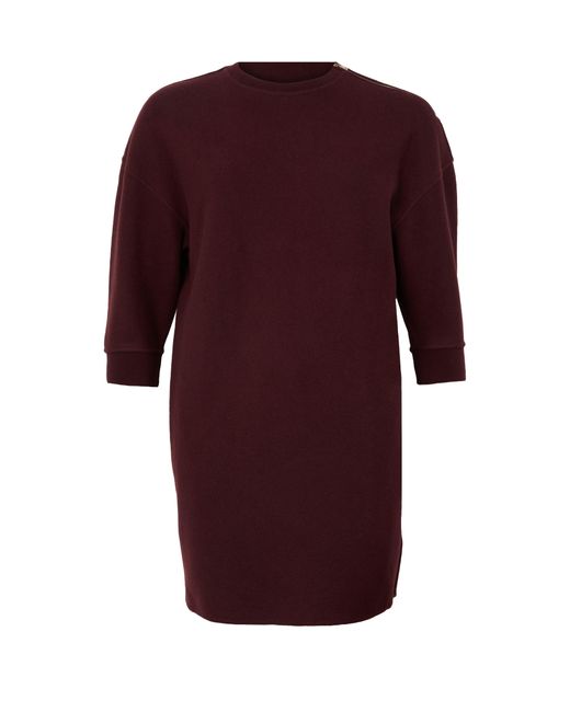 Max Mara Purple Canada Knitted Mini Dress