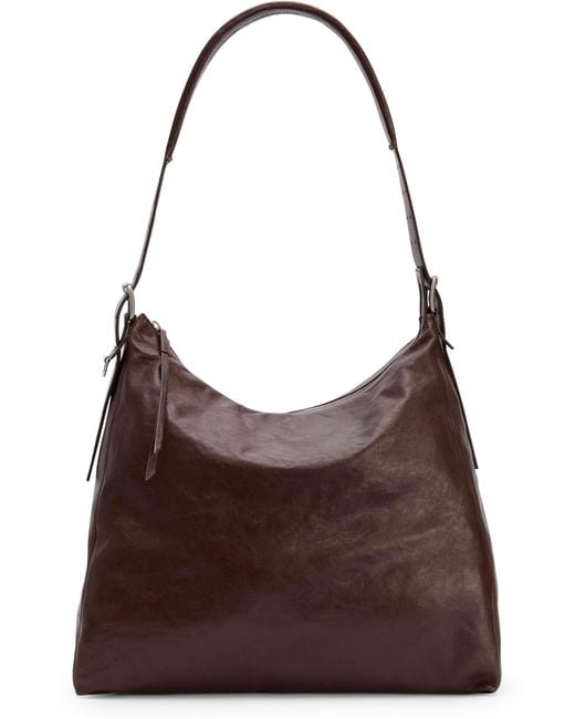 Lemaire Brown Hobo Bag Mit Gürtel
