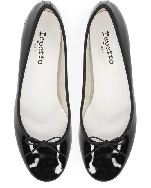Repetto Camille Ballet Flats With Leather Sole in Black Lyst
