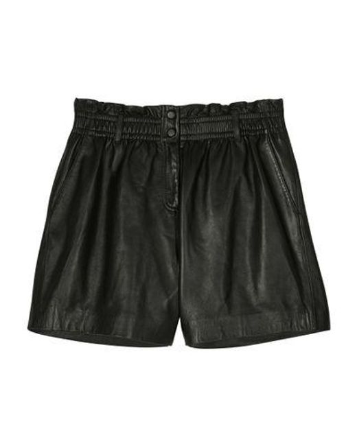 Ba&sh Black Aglae Shorts