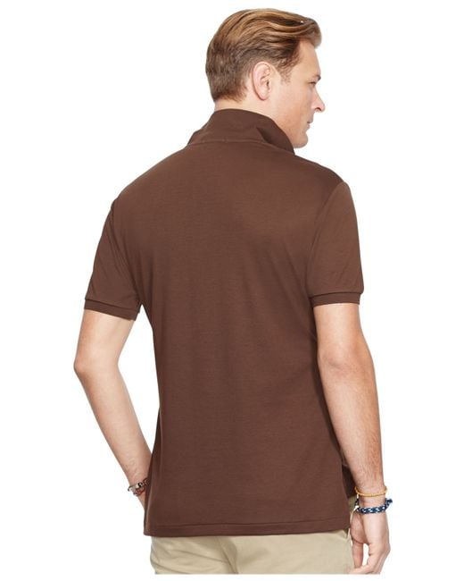 Polo Ralph Lauren Brown Big And Tall Pima Soft-touch Polo Shirt for men