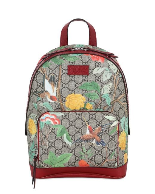 Gucci Multicolor Tian GG Supreme Leather Backpack for men