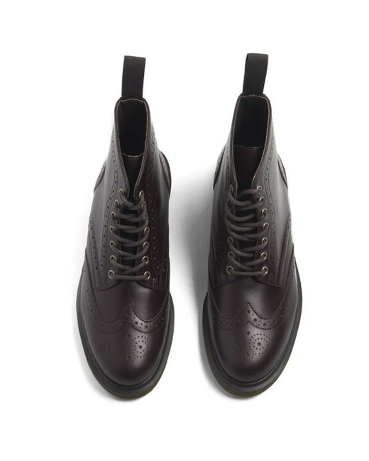 Dr. Martens Mens Core Affleck Brogues Leather Boots in Brown for Men | Lyst  UK