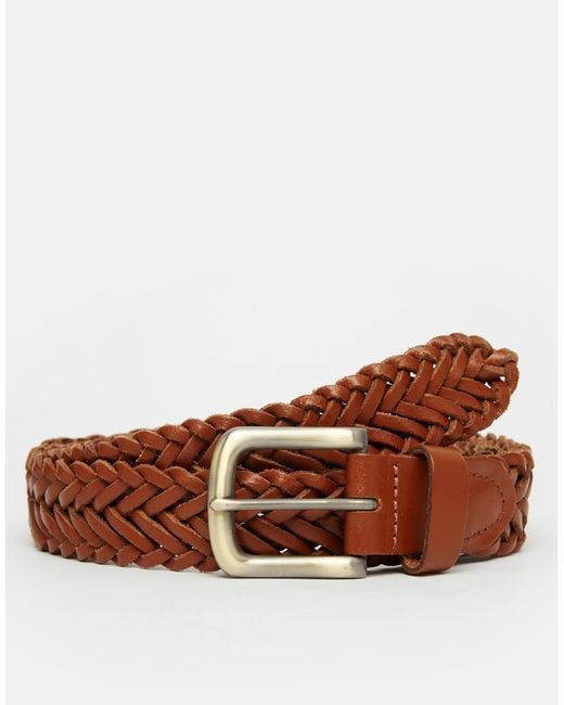 Mens plaited belt Men's Belts. Our belt collection has been designed for all occasions and styles, from more casual plaited options to classic lined belts, ideal for the office.