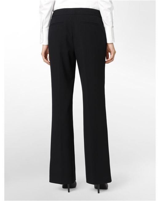 Calvin klein Straight Fit Navy Suit Pants in Blue | Lyst