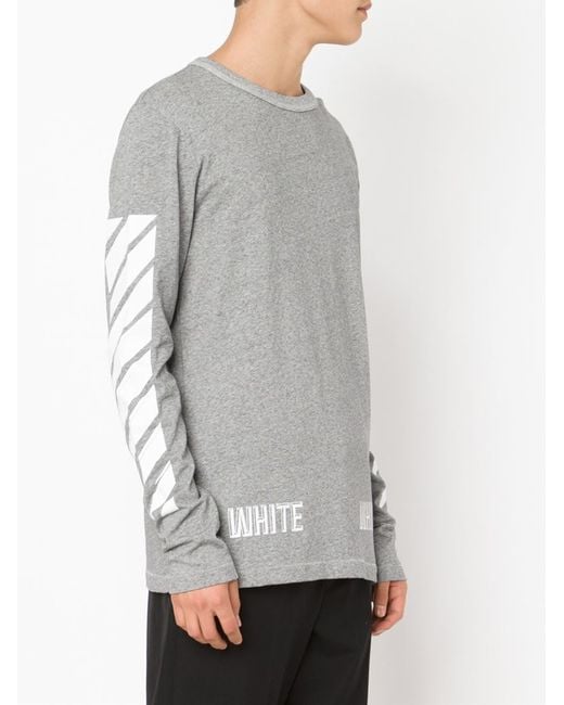 Off white grey clearance shirt