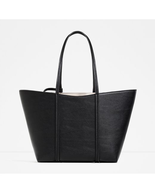 work tote black for bag Reversible Tote Zara in  Save  Lyst 60  Black