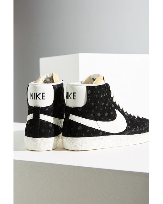 Nike blazer mid vintage suede black cheap
