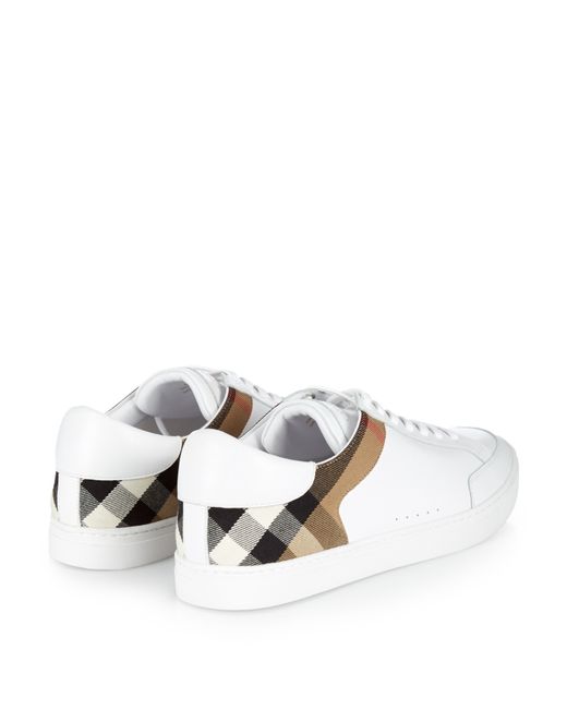 burberry leather trainers