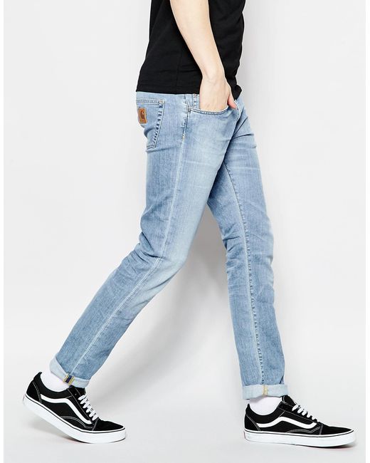 Carhartt WIP Rebel Slim Jeans in Blue for Men | Lyst
