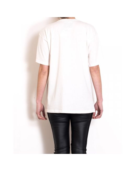 Moschino White Oversize T-Shirt " This Is Not A T-Shirt"