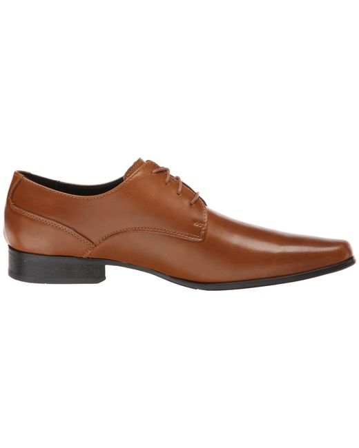 Calvin Klein Brown Brodie Burnished Leather for men