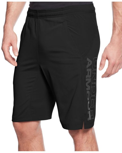 Under Armour Men's Hiit Woven Performance Shorts in Black for Men | Lyst