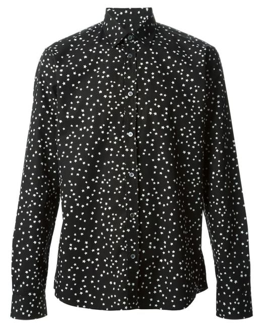 Star print 2024 shirt mens