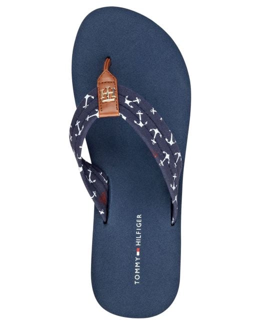 tommy hilfiger flip flop sandals