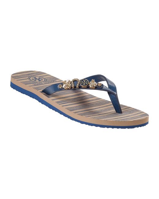 tory burch leather flip flops sale