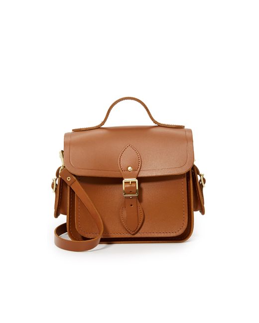 Cambridge Satchel Company Brown Traveller Bag With Side Pocket