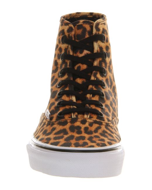 vans leopard print authentic