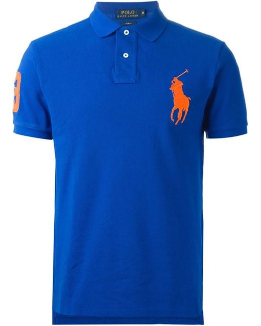 Polo Ralph Lauren Blue 'big Pony' Polo Shirt for men
