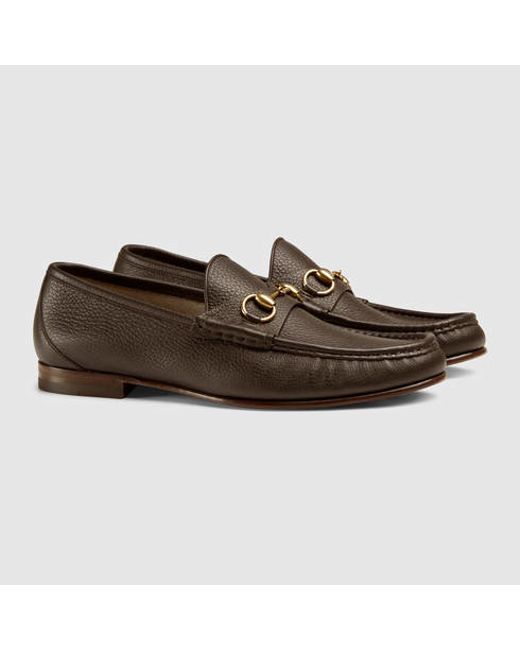 klæde Kort levetid Paradis Gucci 1953 Horsebit Leather Loafer in Brown for Men | Lyst