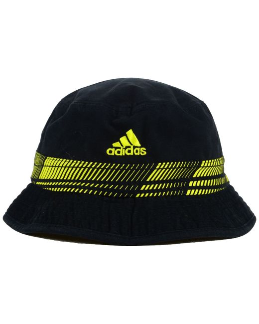 Adidas Yellow Columbus Crew Evolution Bucket Hat for men