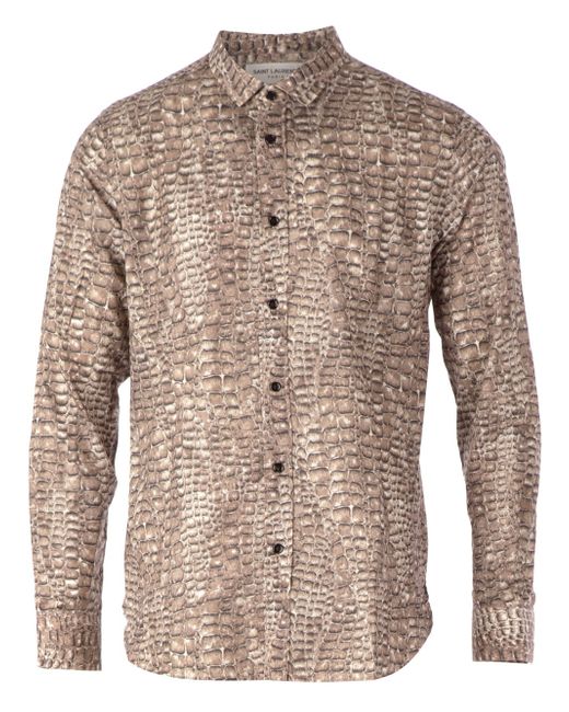 Saint Laurent Alligator Skin Print 