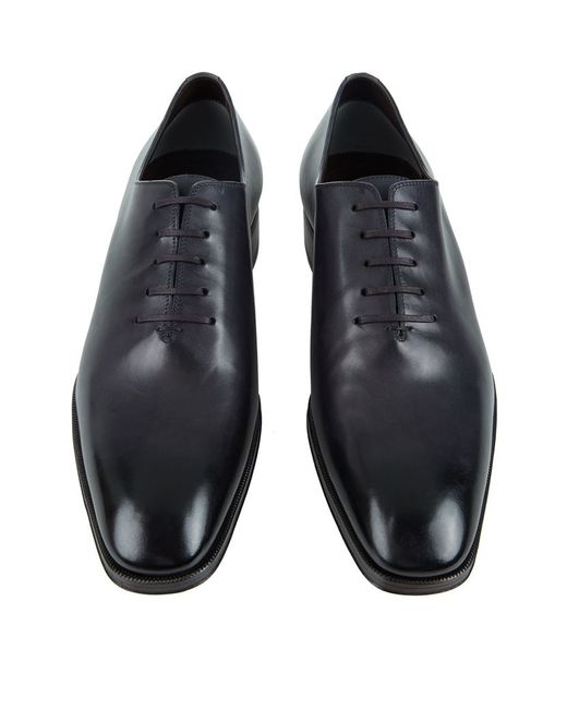 Tom ford Gianni Wholecut Oxford Shoe in Black for Men | Lyst