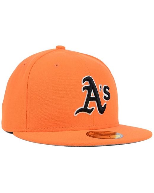 Oakland Athletics New Era Home Authentic Collection On-Field Low Profile  59FIFTY Fitted Hat - Green/Yellow