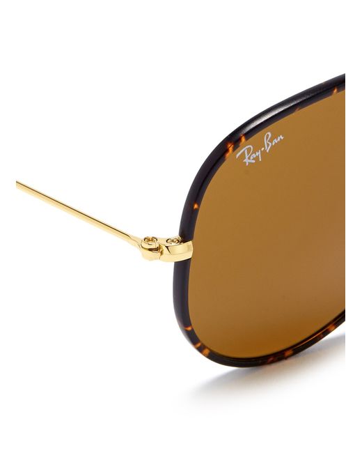 tortoise shell ray bans aviator