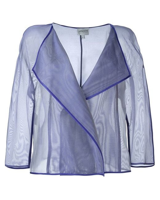 Armani Blue Organza Jacket