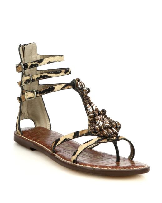 sam edelman leopard print sandals