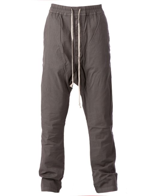 DRKSHDW by Rick Owens Gray Drop Crotch Trouser for men